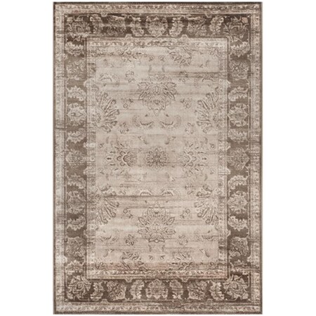 Safavieh Vintage Power Loomed Medium Rectangle Rug- Beige - Light Brown- 5 Ft. 1 In. X 7 Ft. 6 In. VTG265A-5